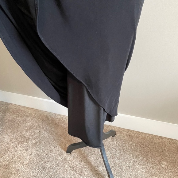 BCBGMaxazria Black Cocktail Dress - Bejeweled & Velvet Halter Neckline - Medium - Picture 7 of 13